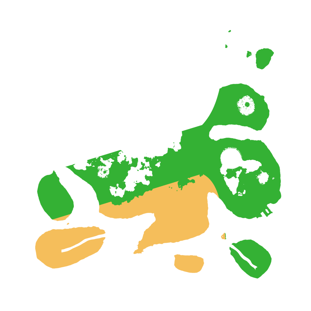 Biome Rust Map: Procedural Map, Size: 2600, Seed: 888