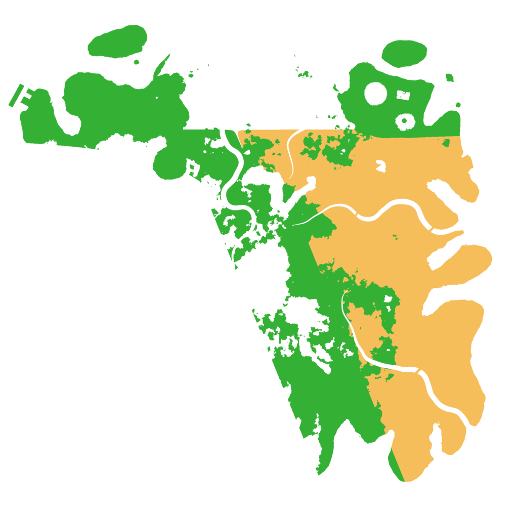 Biome Rust Map: Procedural Map, Size: 4250, Seed: 51351422