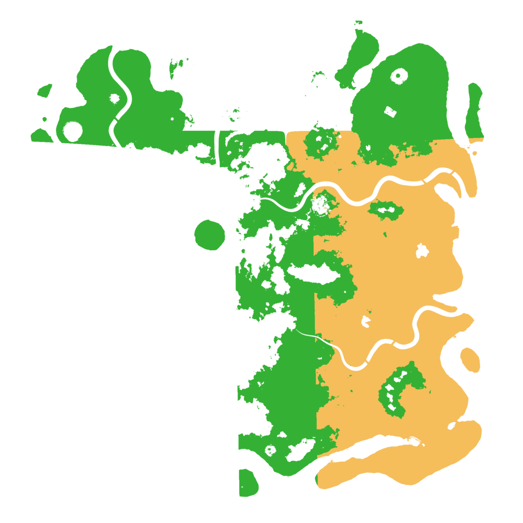 Biome Rust Map: Procedural Map, Size: 4850, Seed: 5000000