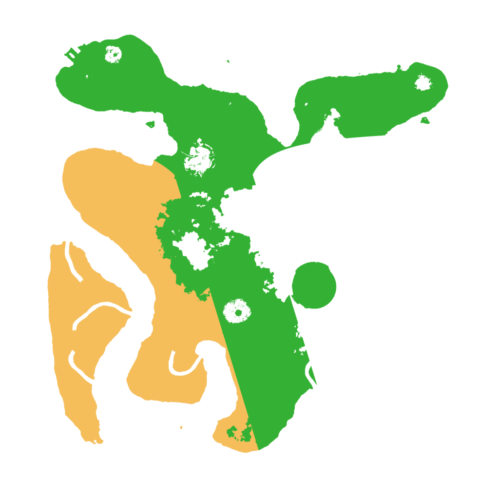 Biome Rust Map: Procedural Map, Size: 3000, Seed: 3325