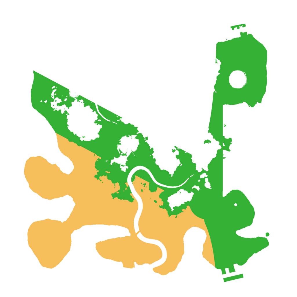 Biome Rust Map: Procedural Map, Size: 3000, Seed: 1925728681