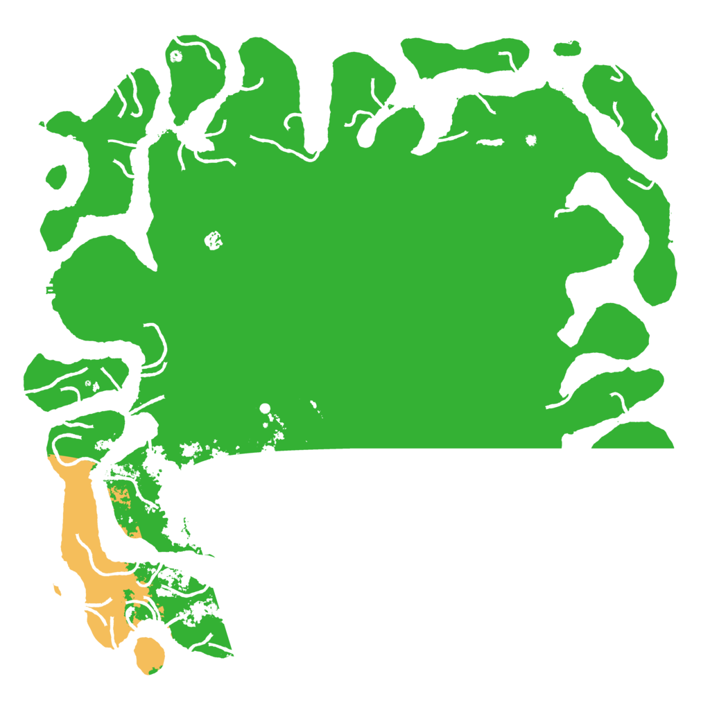 Biome Rust Map: Procedural Map, Size: 6000, Seed: 4332