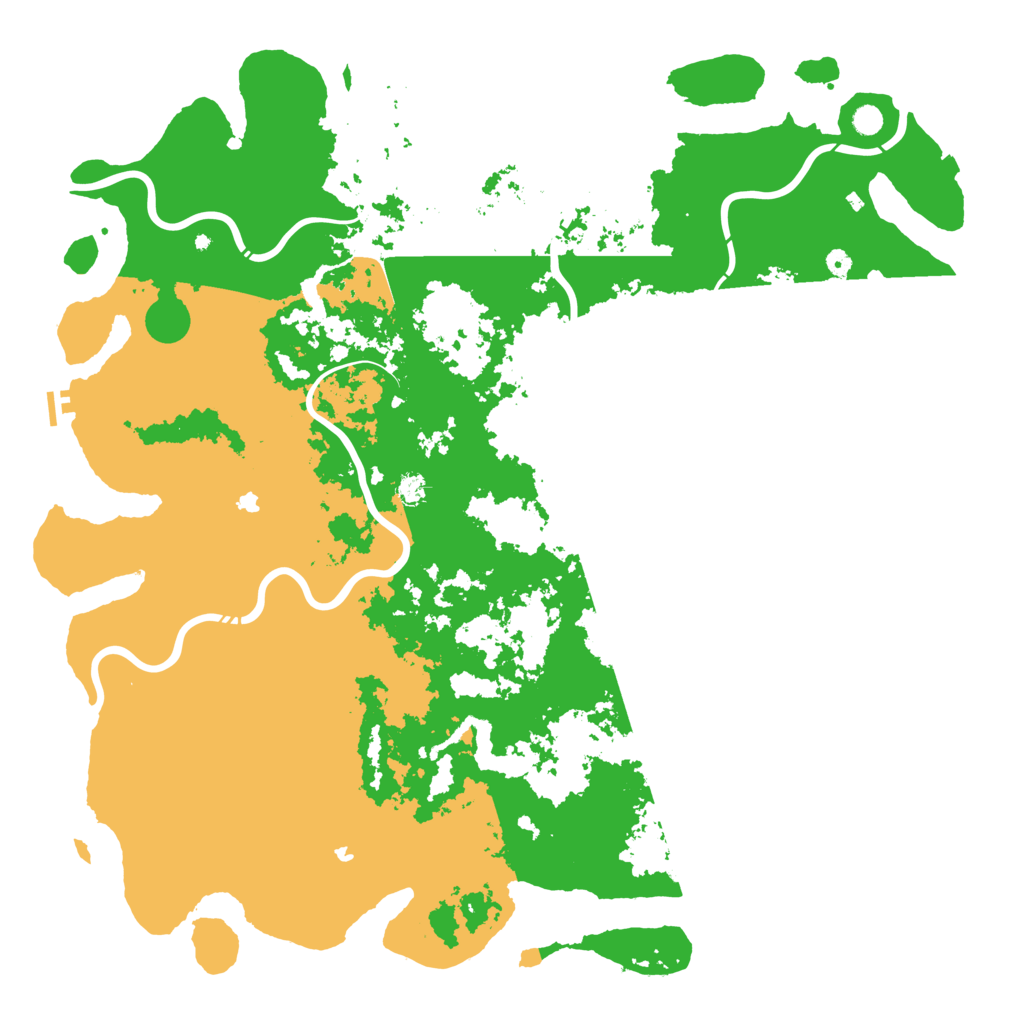 Biome Rust Map: Procedural Map, Size: 6000, Seed: 4332