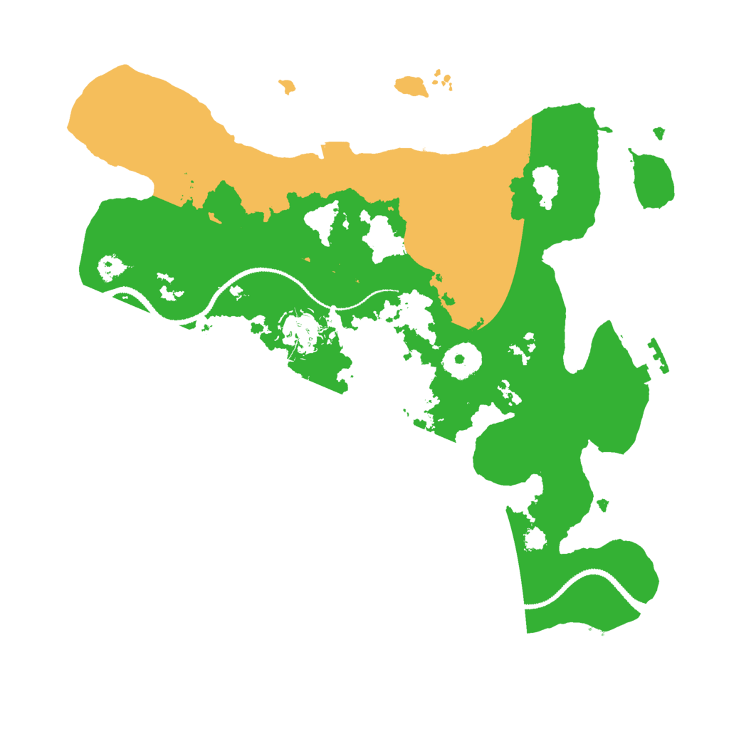 Biome Rust Map: Procedural Map, Size: 3000, Seed: 2095034756