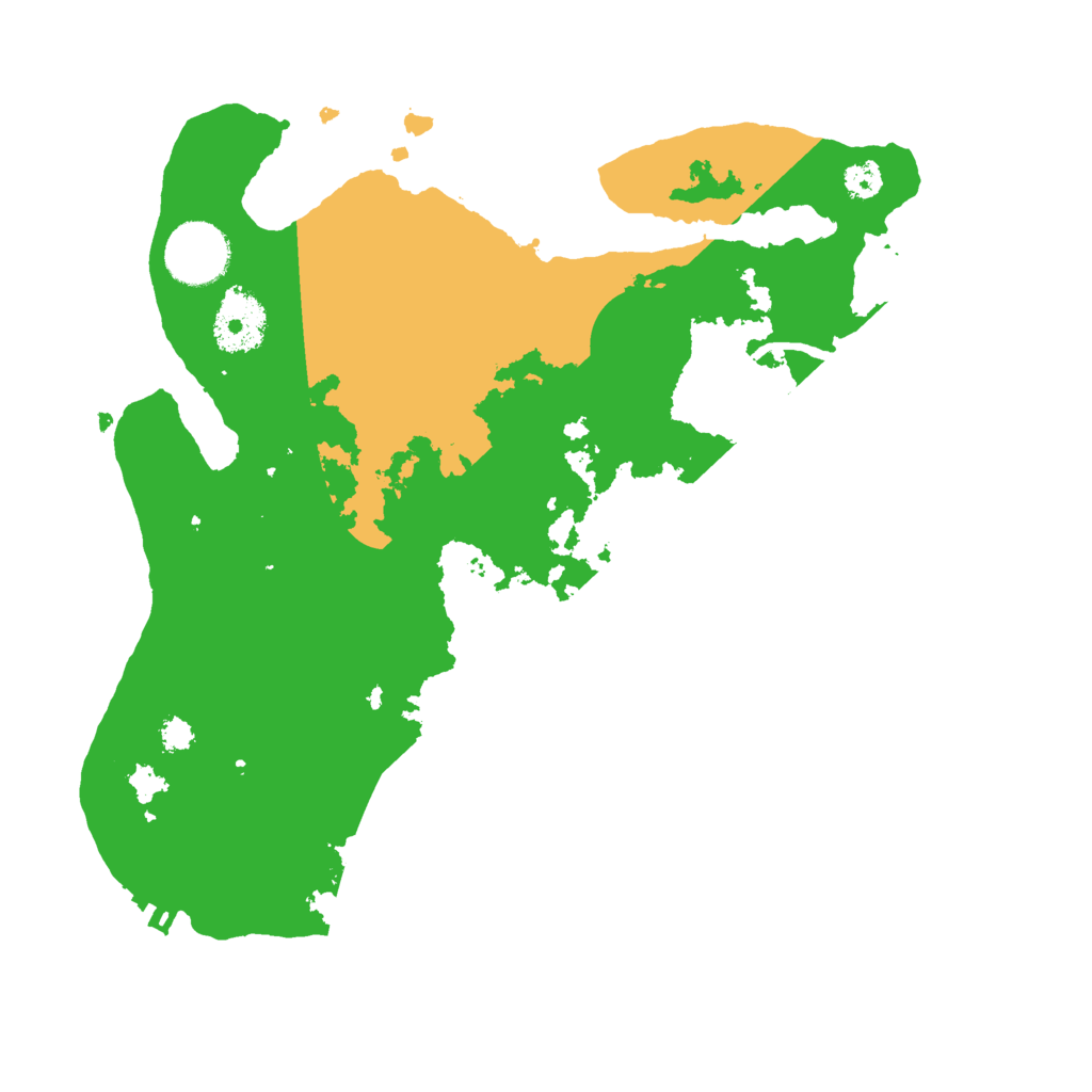 Biome Rust Map: Procedural Map, Size: 3000, Seed: 1500