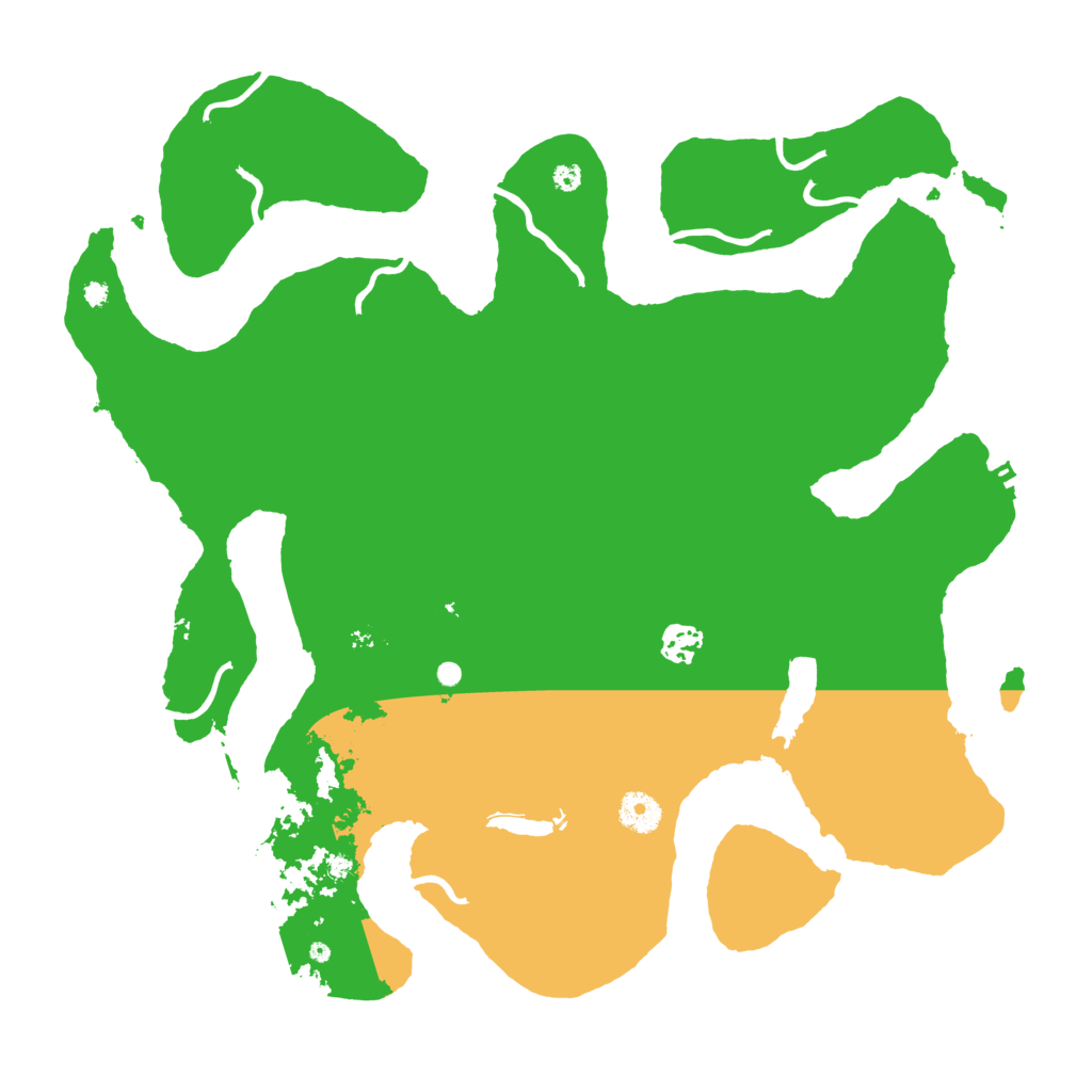 Biome Rust Map: Procedural Map, Size: 3950, Seed: 668491