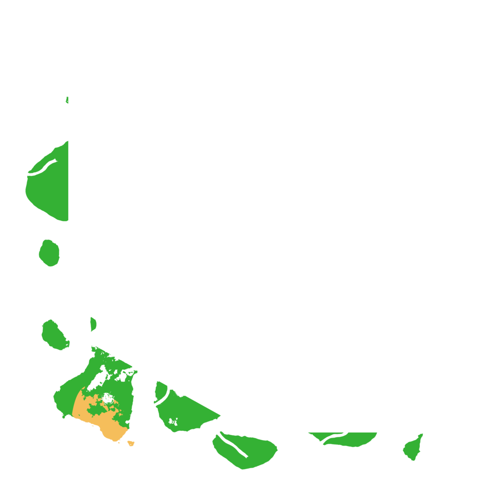 Biome Rust Map: Procedural Map, Size: 3950, Seed: 584871