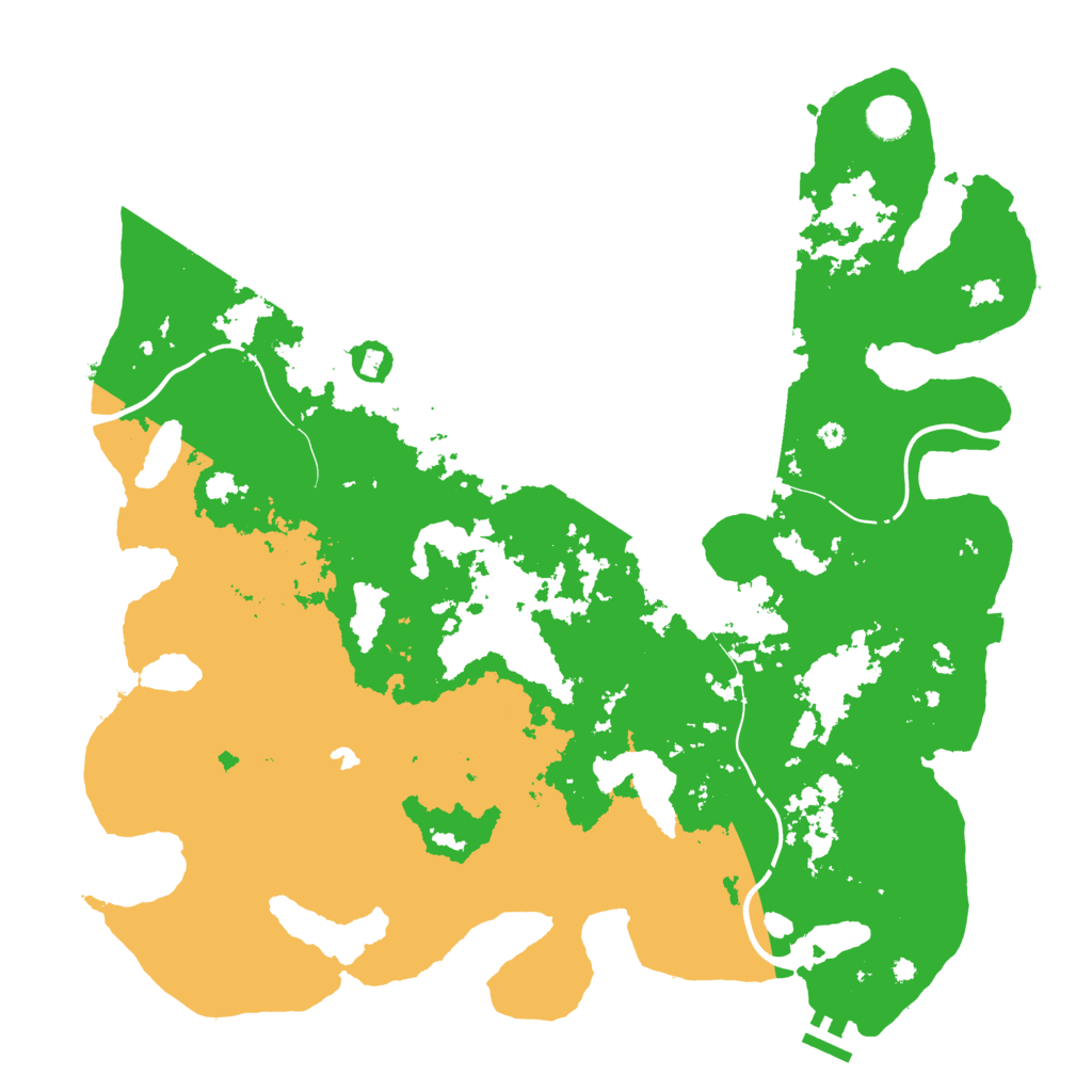 Biome Rust Map: Procedural Map, Size: 4300, Seed: 585856296