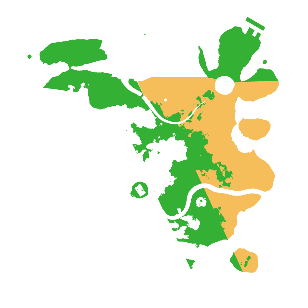 Biome Rust Map: Procedural Map, Size: 3000, Seed: 1603219416