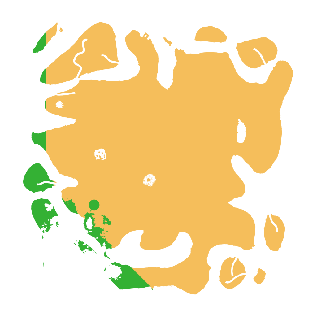 Biome Rust Map: Procedural Map, Size: 3950, Seed: 713621