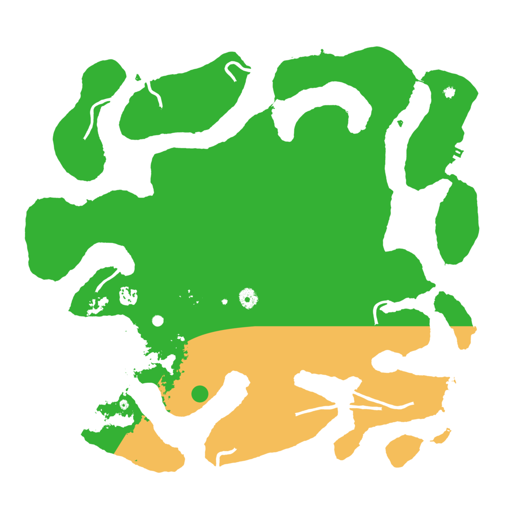 Biome Rust Map: Procedural Map, Size: 4000, Seed: 1438151366