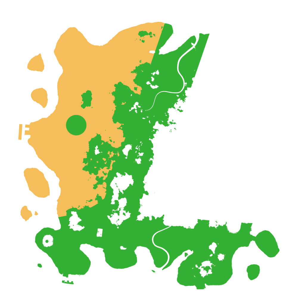 Biome Rust Map: Procedural Map, Size: 3950, Seed: 291876