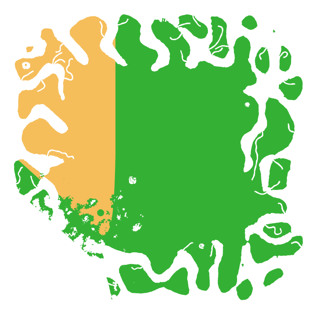 Biome Rust Map: Procedural Map, Size: 6000, Seed: 6901180