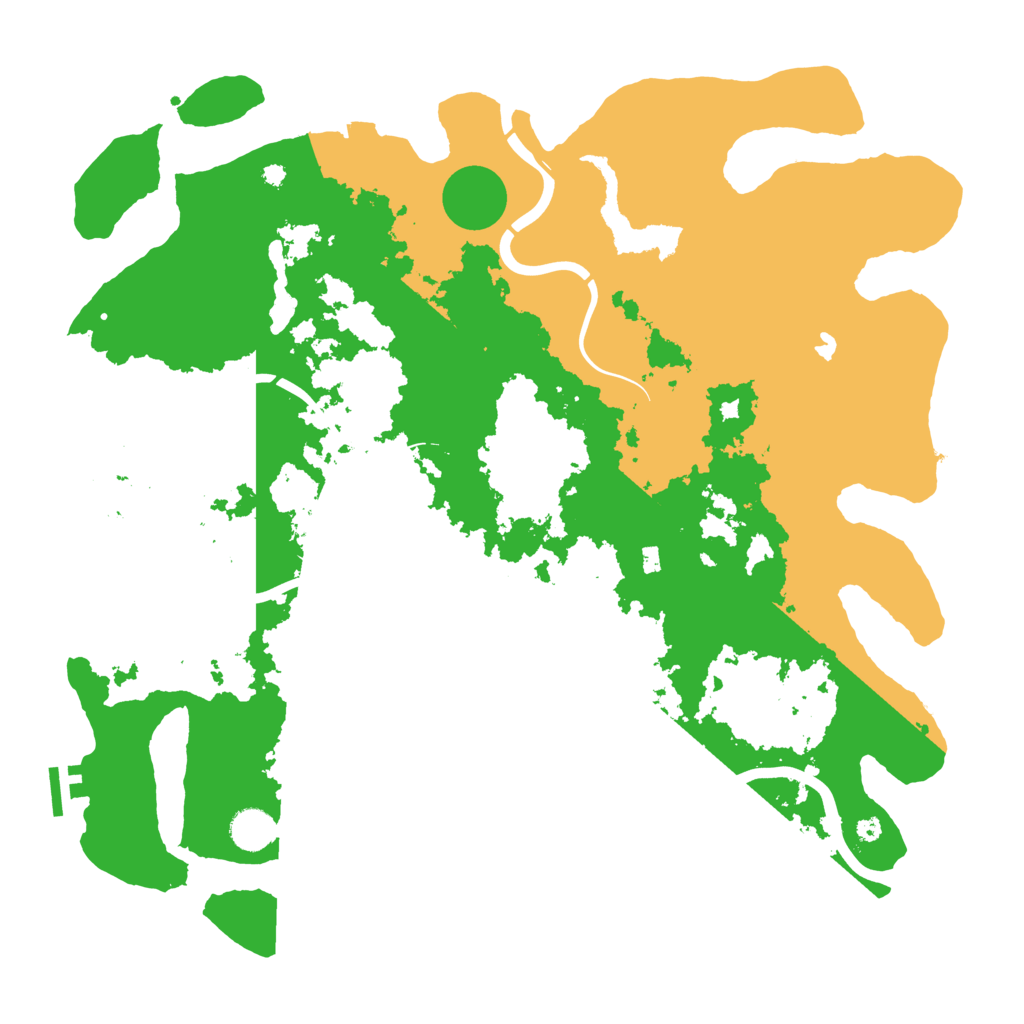 Biome Rust Map: Procedural Map, Size: 4200, Seed: 487349