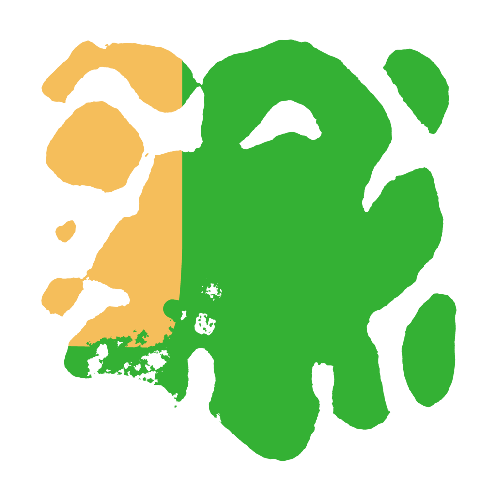 Biome Rust Map: Barren, Size: 3499, Seed: 404040