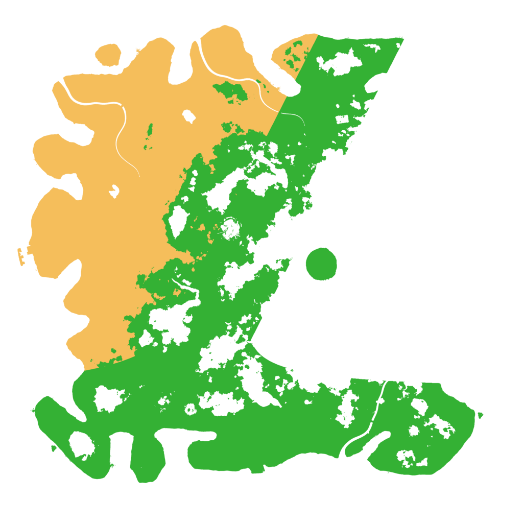 Biome Rust Map: Procedural Map, Size: 4500, Seed: 14079