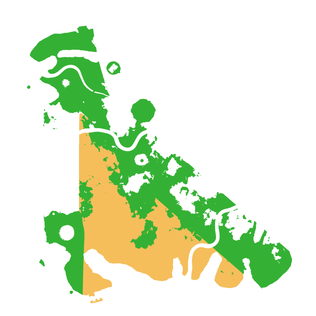 Biome Rust Map: Procedural Map, Size: 3800, Seed: 24