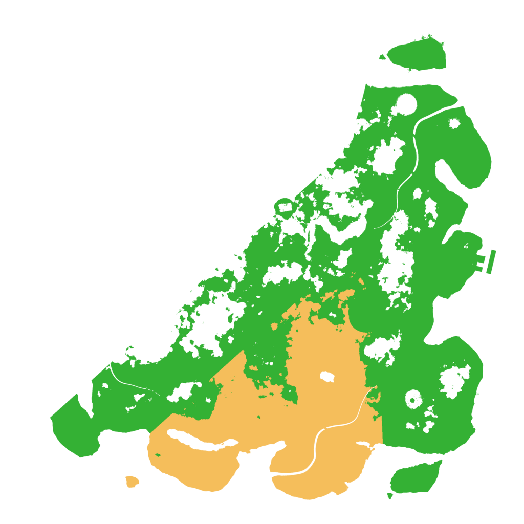 Biome Rust Map: Procedural Map, Size: 4400, Seed: 98844655