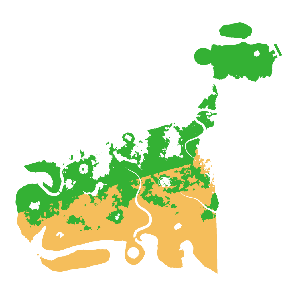 Biome Rust Map: Procedural Map, Size: 4500, Seed: 48