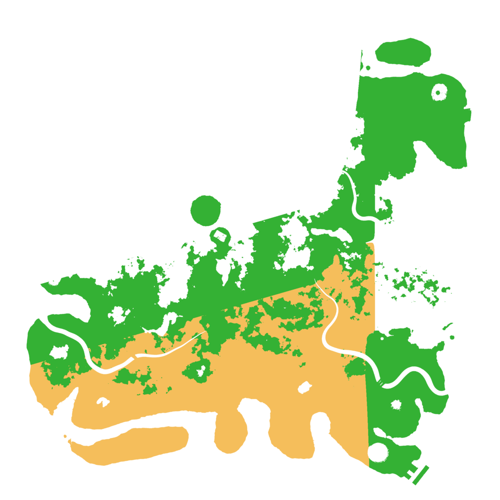Biome Rust Map: Procedural Map, Size: 4500, Seed: 48