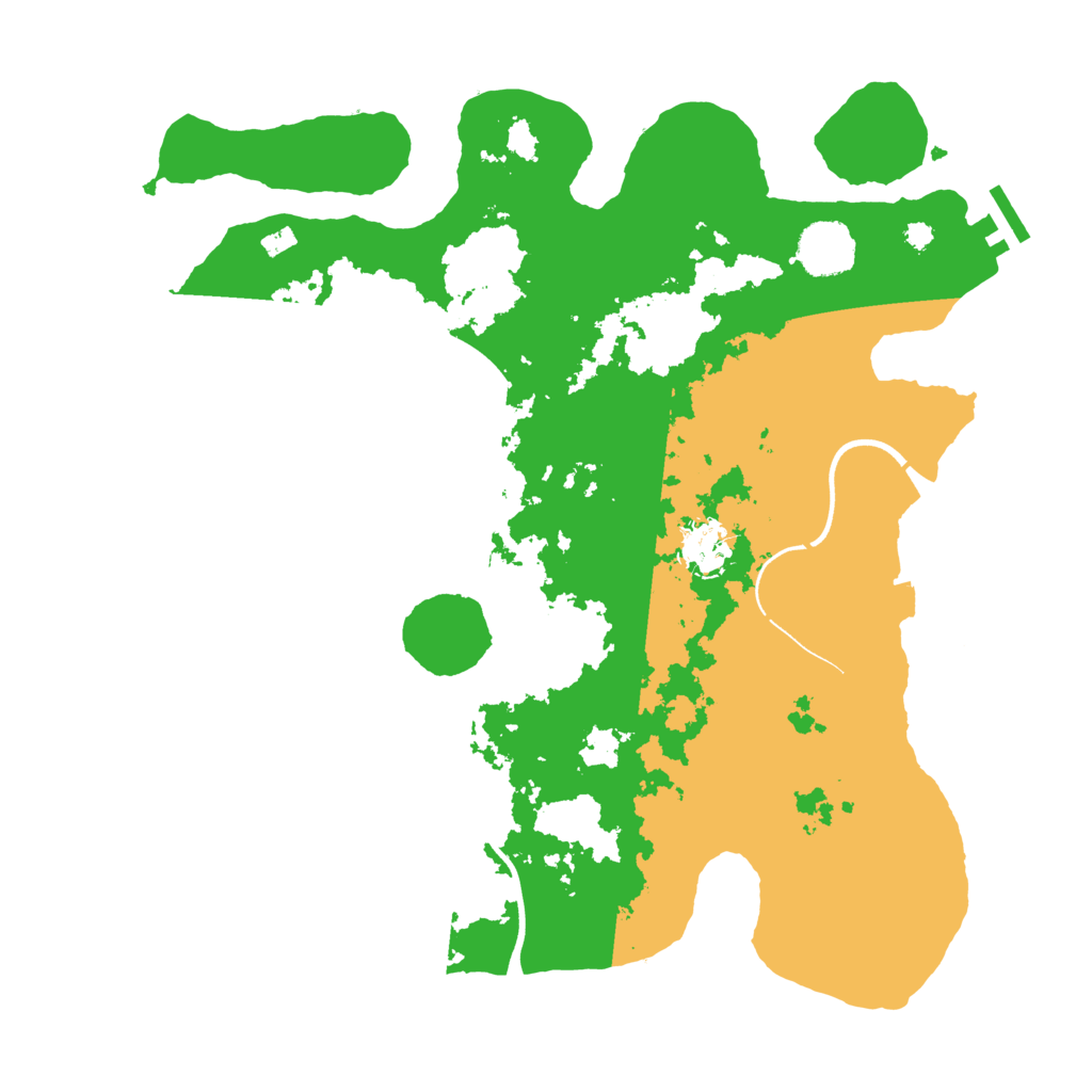 Biome Rust Map: Procedural Map, Size: 3600, Seed: 1897754124