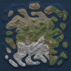 Thumbnail Rust Map: Procedural Map, Size: 4600, Seed: 22704, 22 Monuments