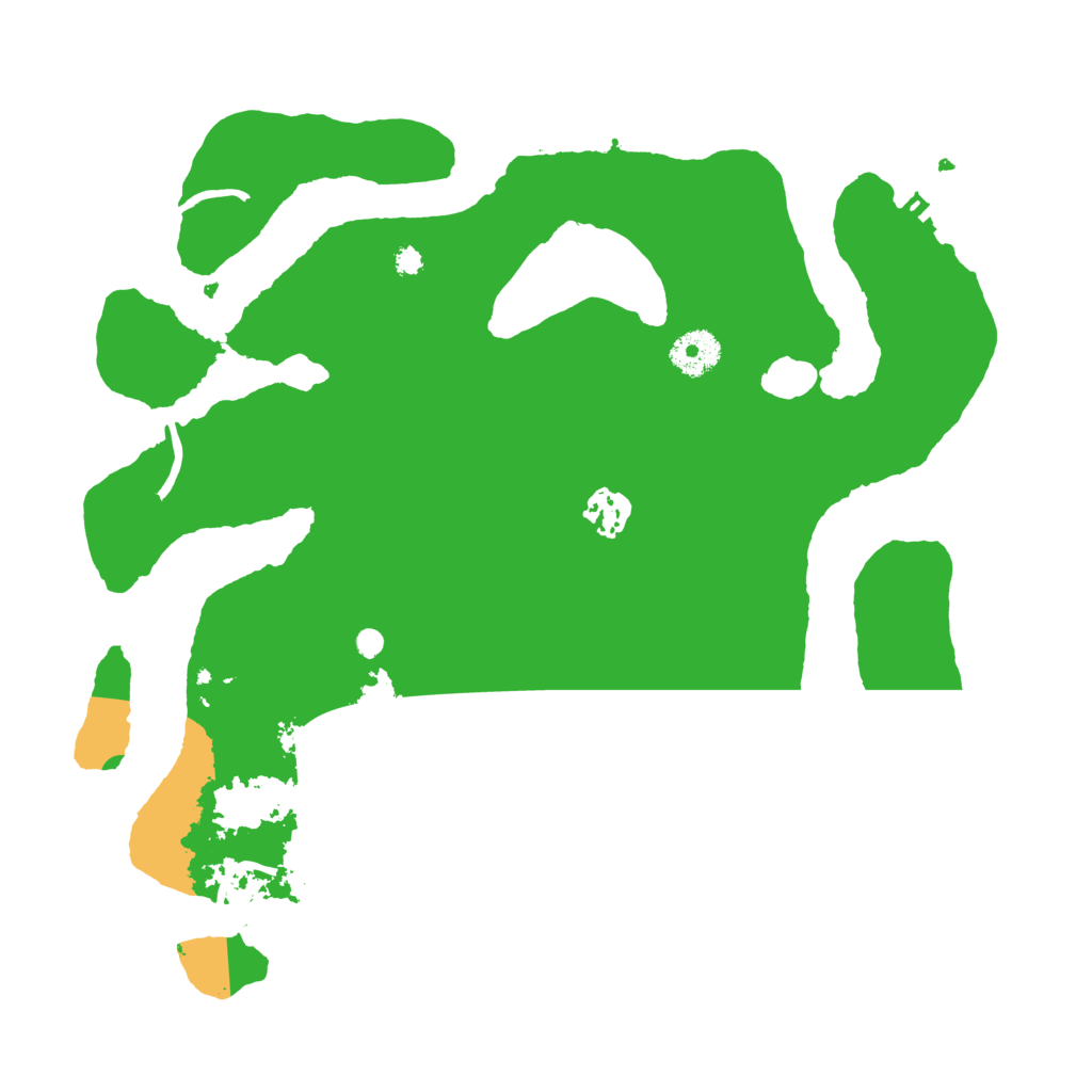 Biome Rust Map: Procedural Map, Size: 3500, Seed: 404149551