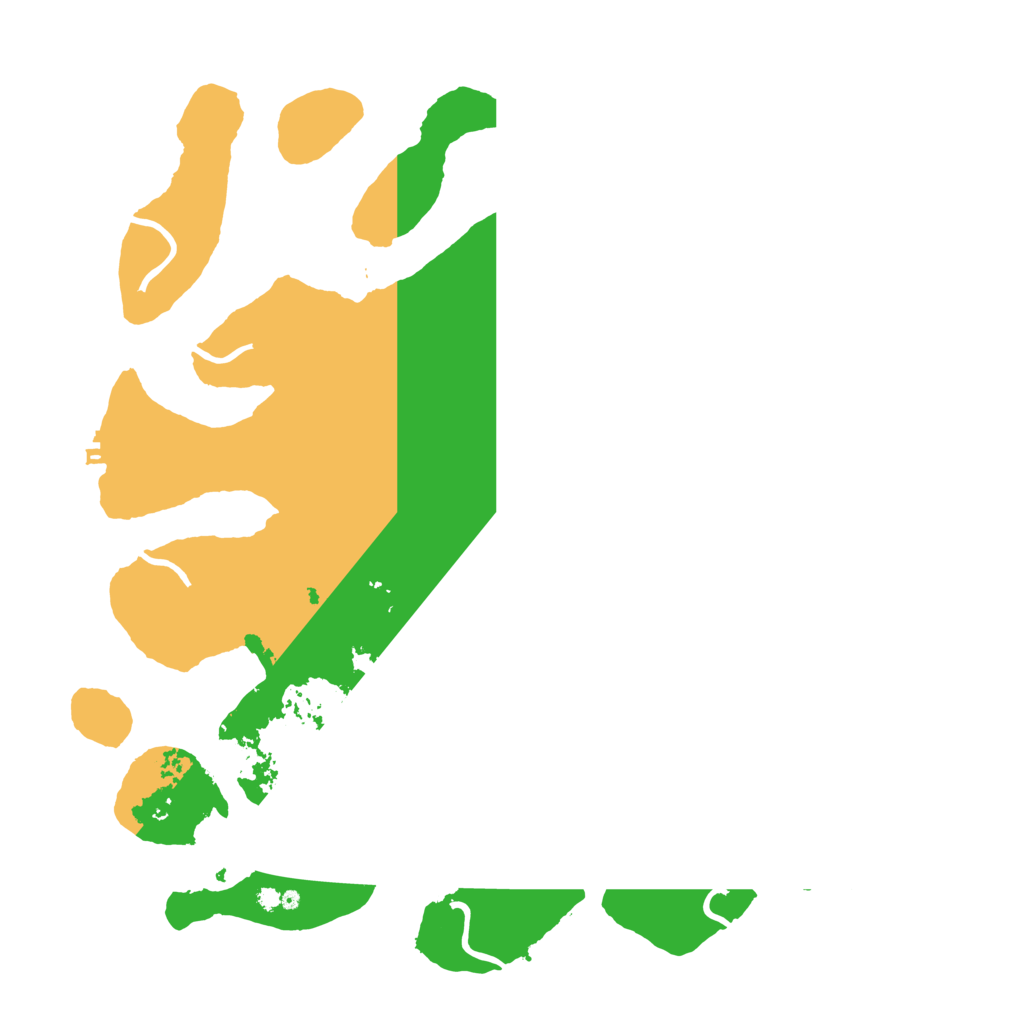 Biome Rust Map: Procedural Map, Size: 4000, Seed: 1234554