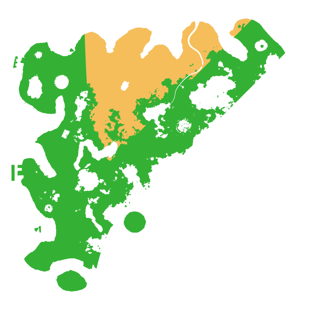 Biome Rust Map: Procedural Map, Size: 4000, Seed: 156145158
