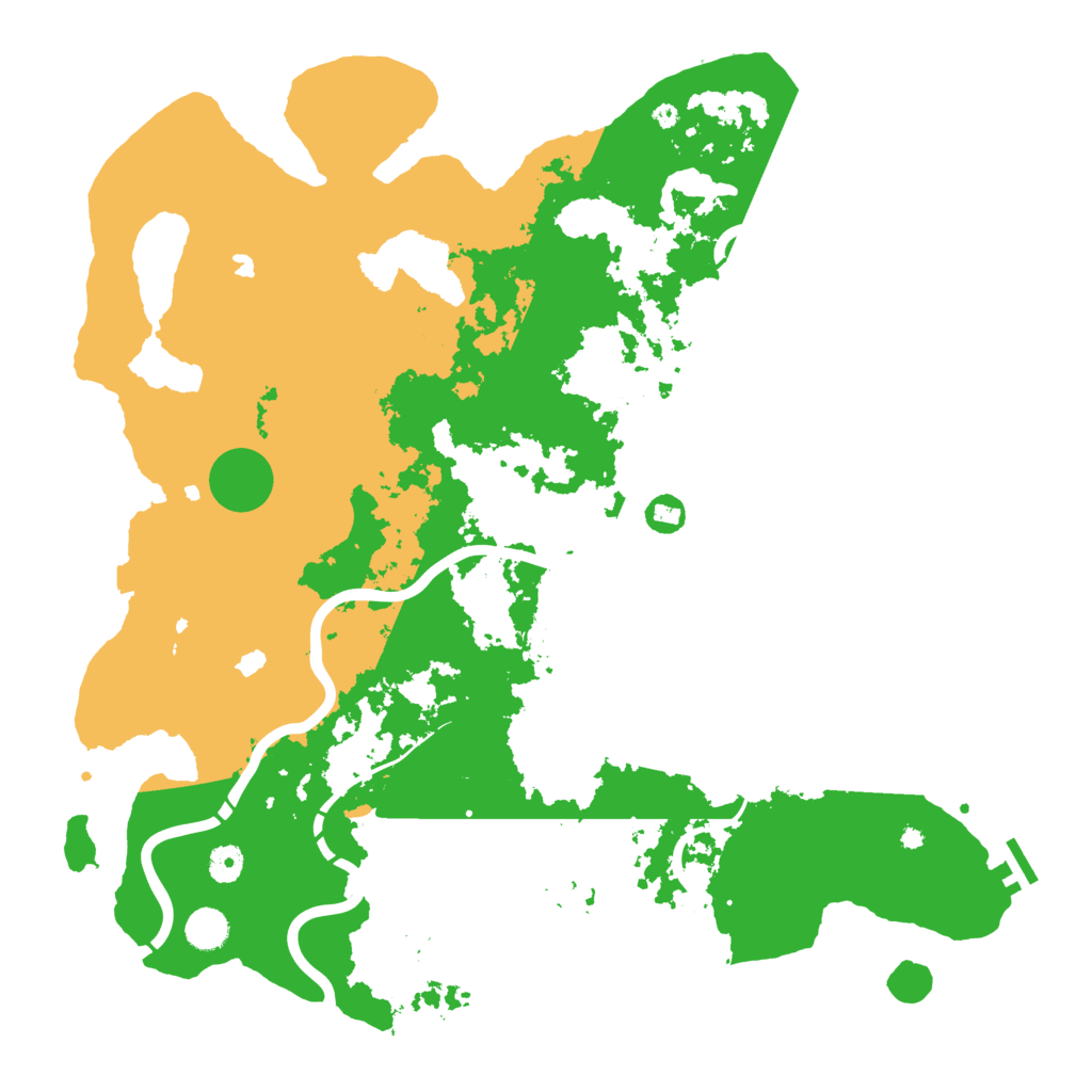 Biome Rust Map: Procedural Map, Size: 4500, Seed: 251250491