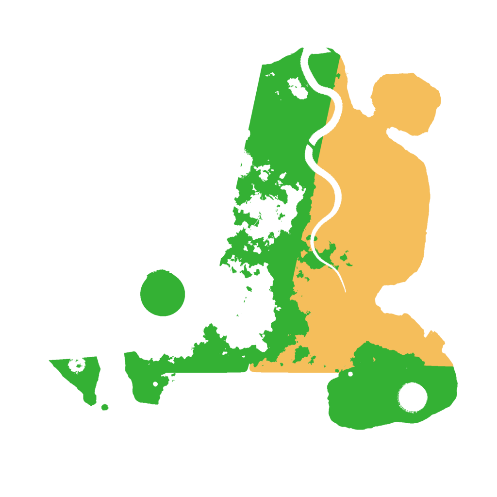 Biome Rust Map: Procedural Map, Size: 3000, Seed: 1559995890