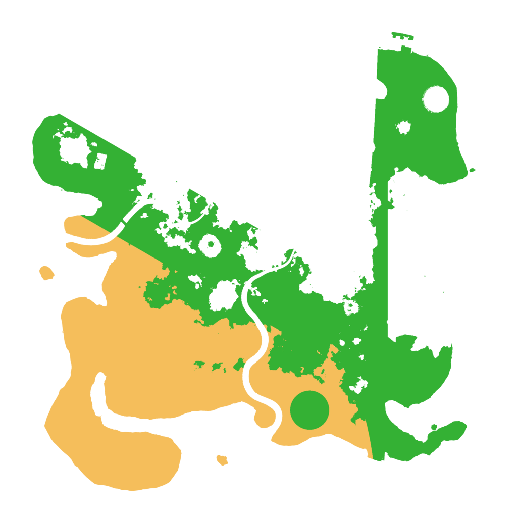 Biome Rust Map: Procedural Map, Size: 3505, Seed: 78621354