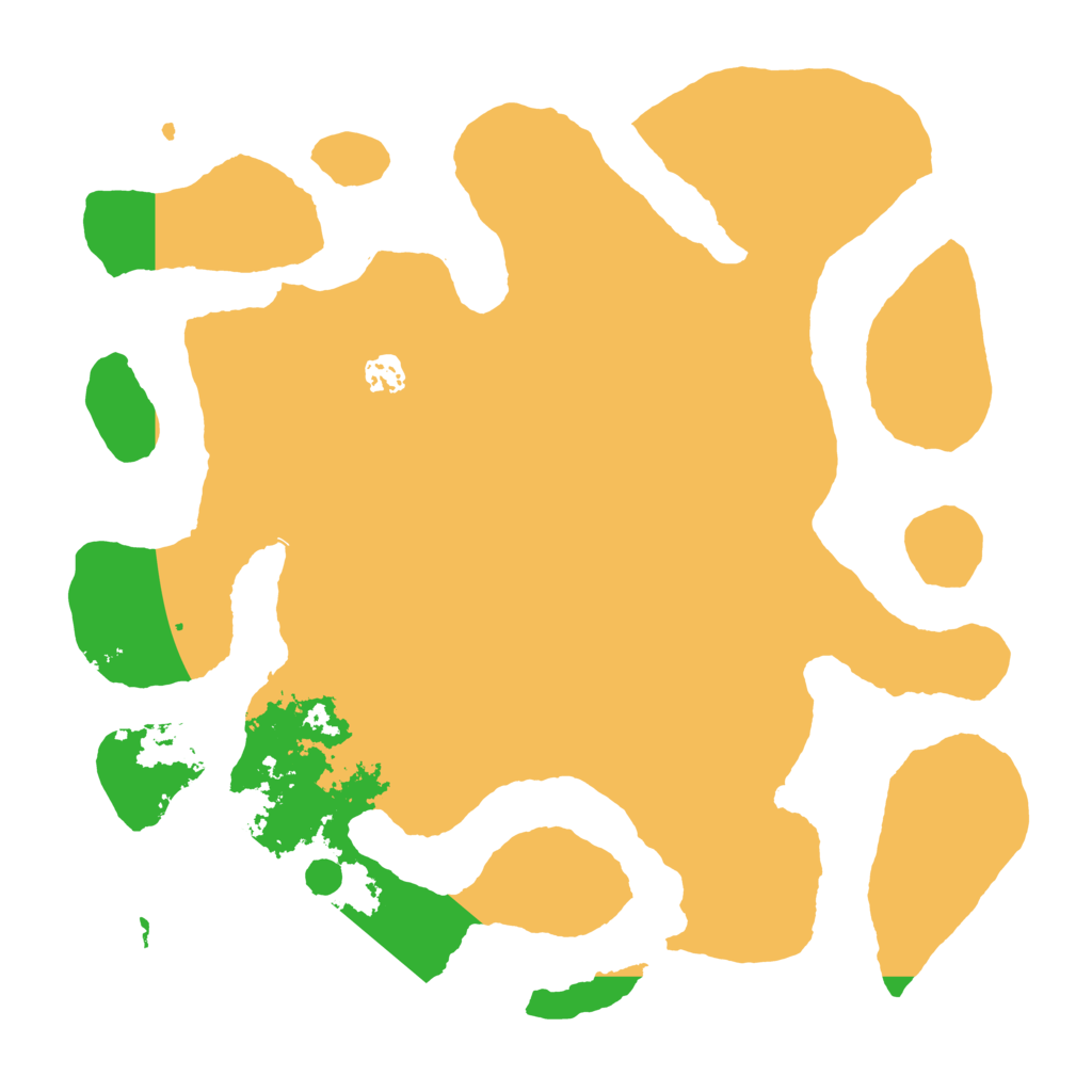 Biome Rust Map: Barren, Size: 4000, Seed: 546354