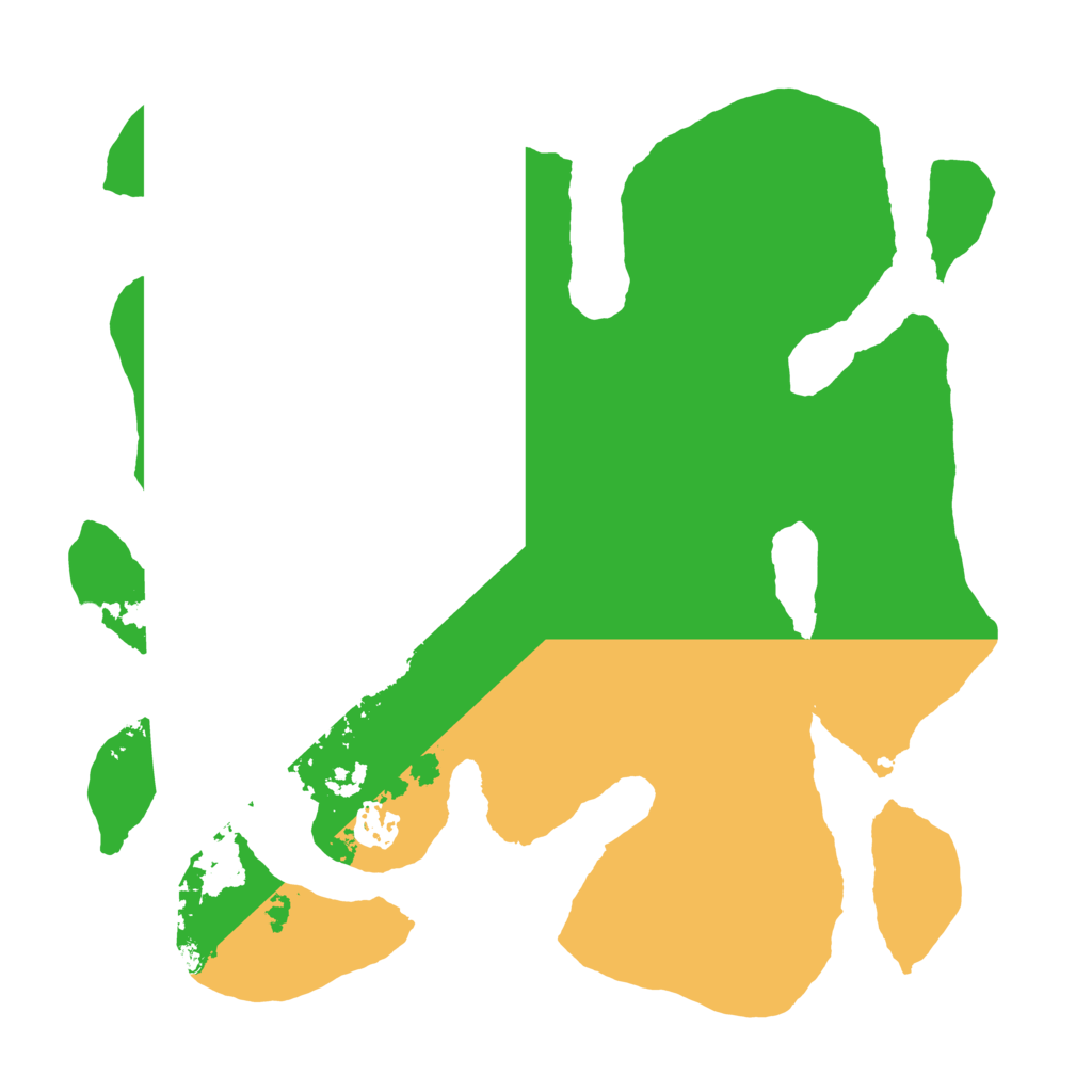 Biome Rust Map: Barren, Size: 3500, Seed: 1089982133