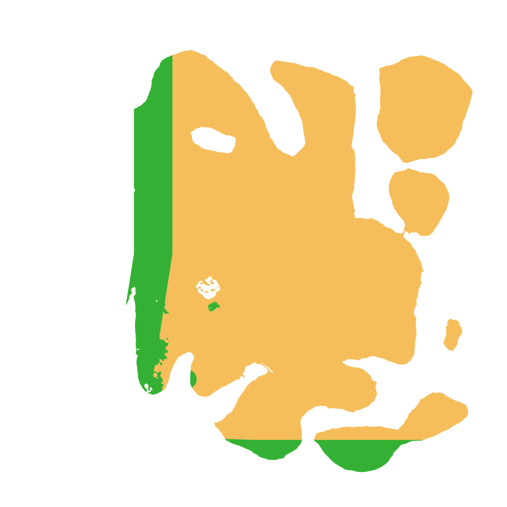 Biome Rust Map: Barren, Size: 3500, Seed: 158515145