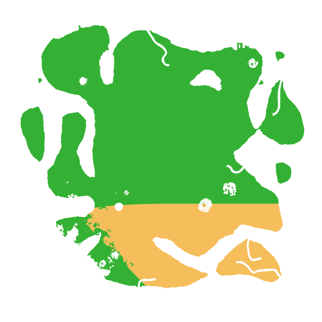 Biome Rust Map: Procedural Map, Size: 3500, Seed: 1932345890