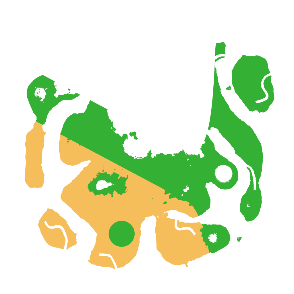 Biome Rust Map: Procedural Map, Size: 3000, Seed: 105074784