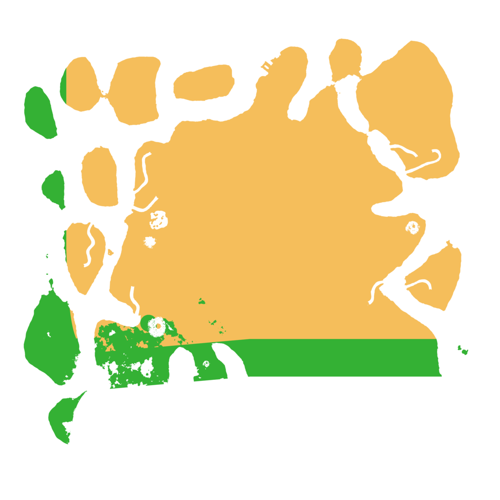 Biome Rust Map: Procedural Map, Size: 3950, Seed: 1437116259