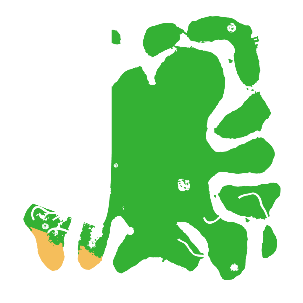 Biome Rust Map: Procedural Map, Size: 3500, Seed: 1776