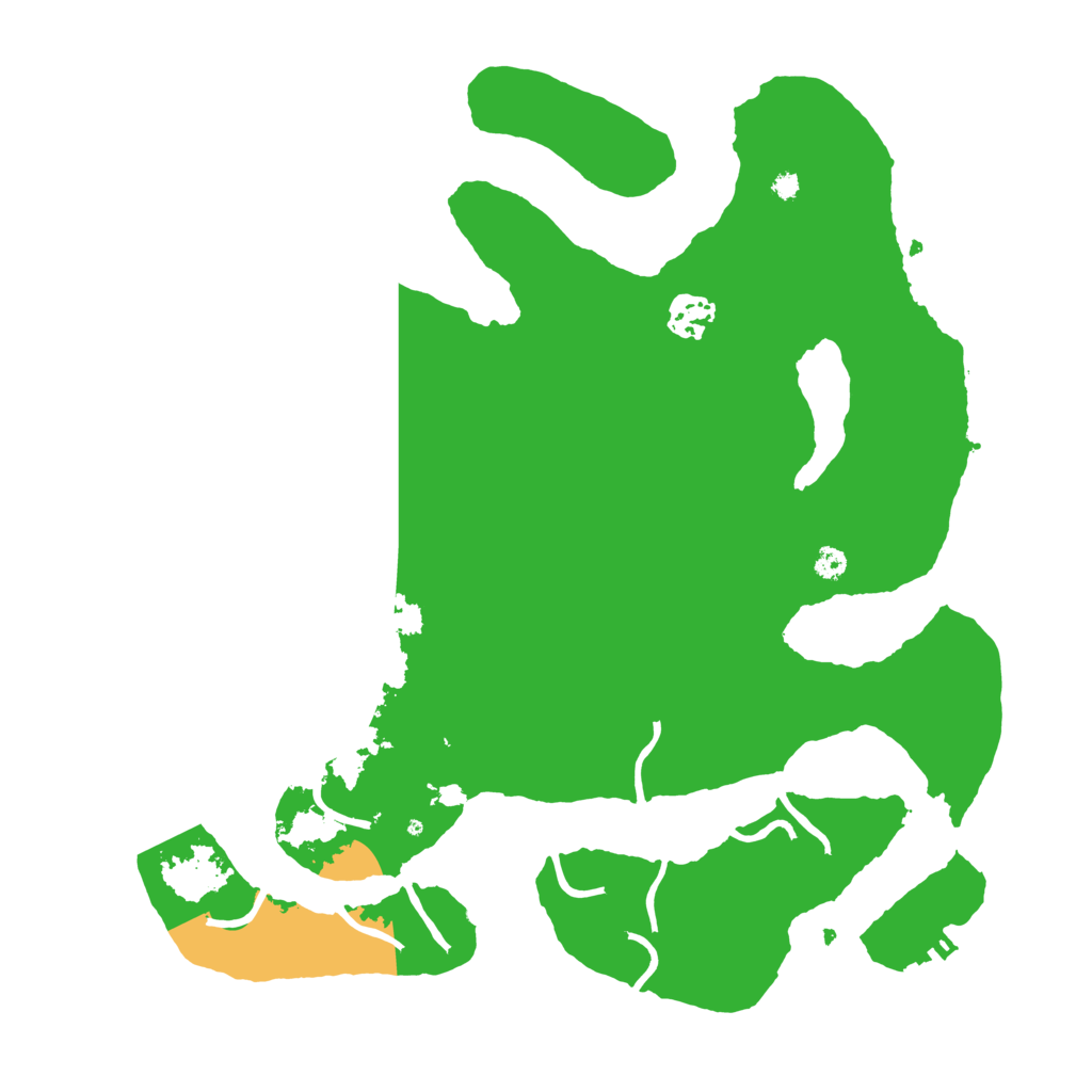 Biome Rust Map: Procedural Map, Size: 3500, Seed: 974568853