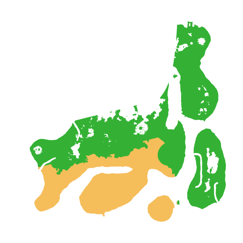 Biome Rust Map: Procedural Map, Size: 3000, Seed: 2095634127