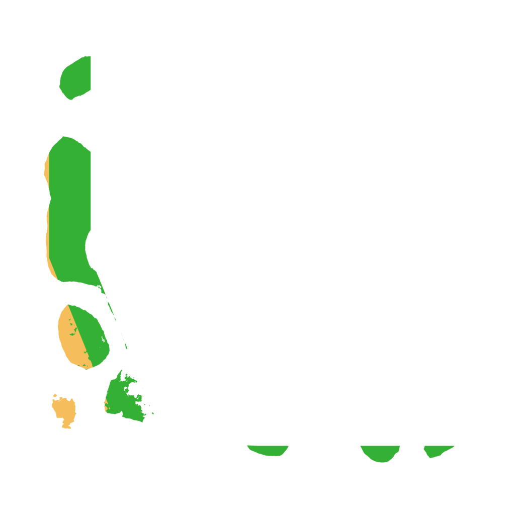 Biome Rust Map: Barren, Size: 3500, Seed: 7645