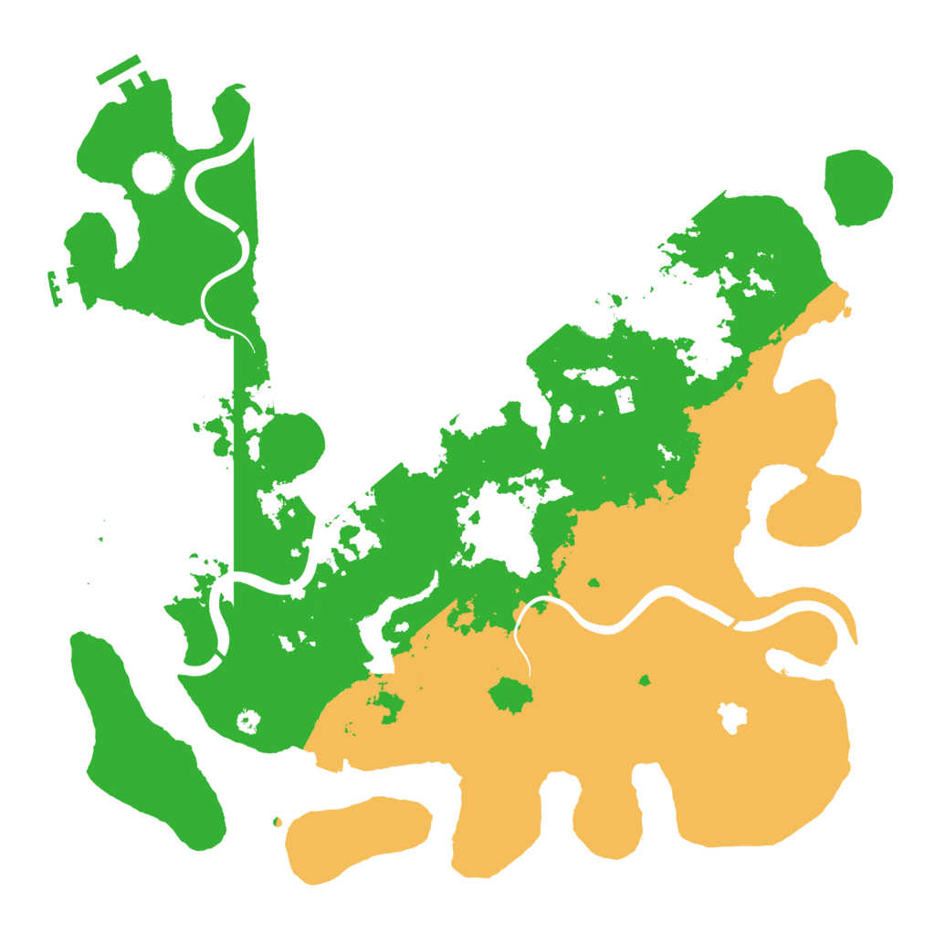 Biome Rust Map: Procedural Map, Size: 4000, Seed: 656435235