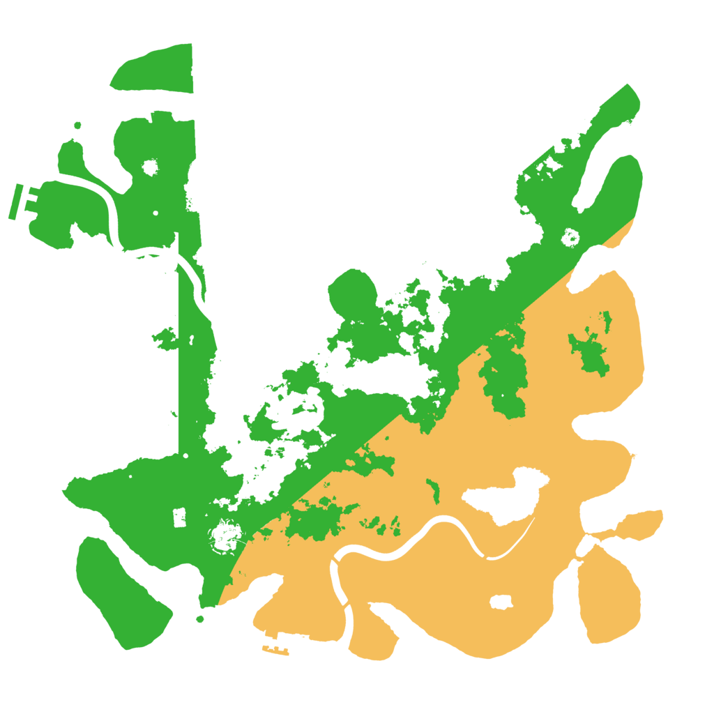Biome Rust Map: Procedural Map, Size: 4000, Seed: 15644