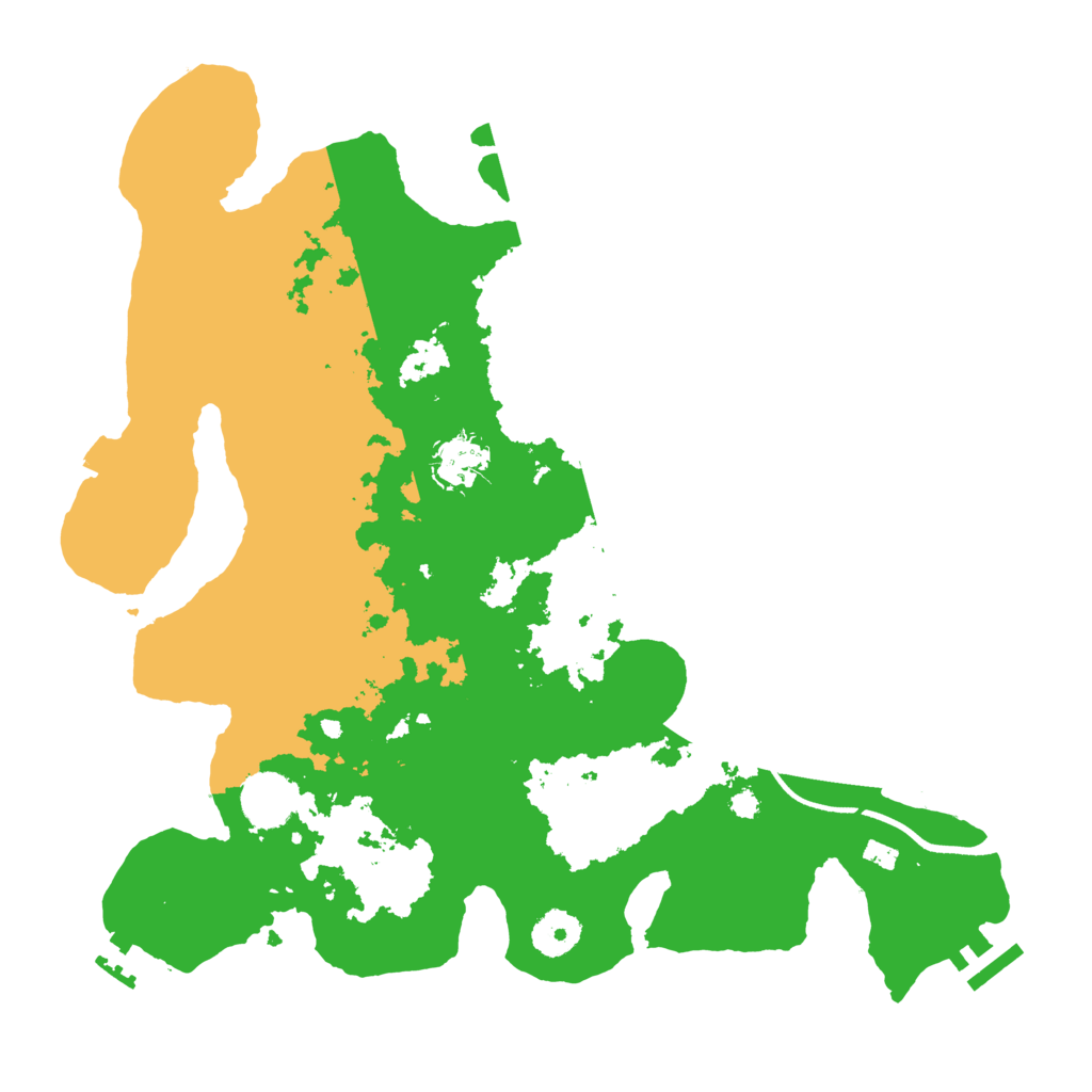Biome Rust Map: Procedural Map, Size: 3500, Seed: 12453861