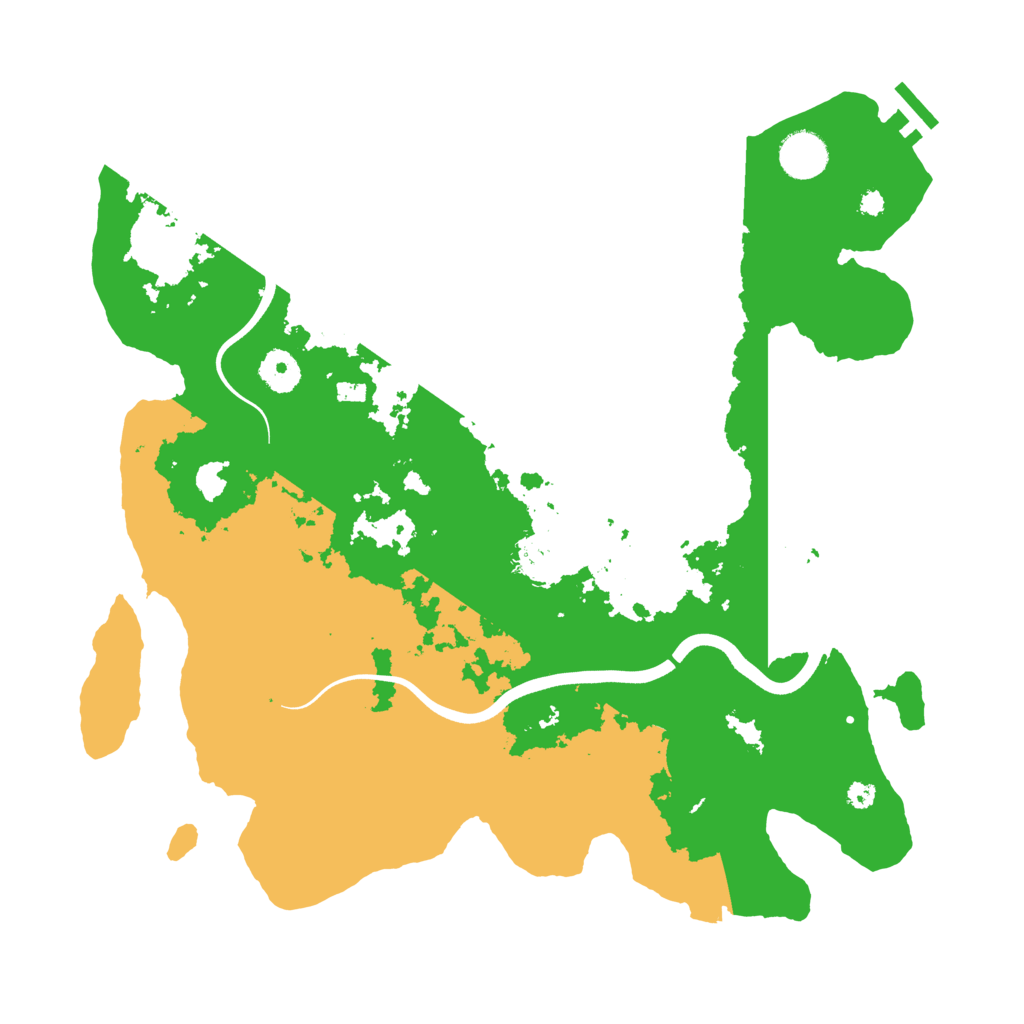 Biome Rust Map: Procedural Map, Size: 3750, Seed: 680963652
