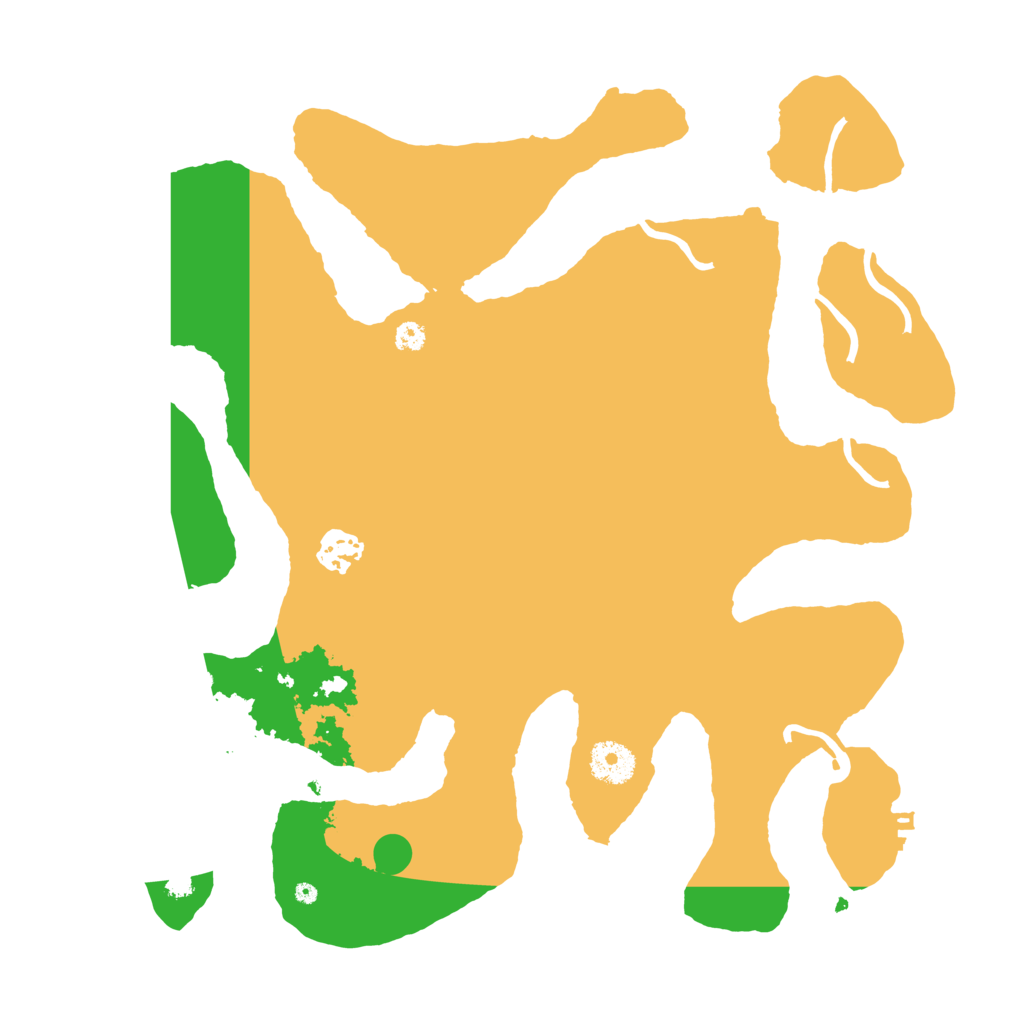 Biome Rust Map: Procedural Map, Size: 3500, Seed: 41101223