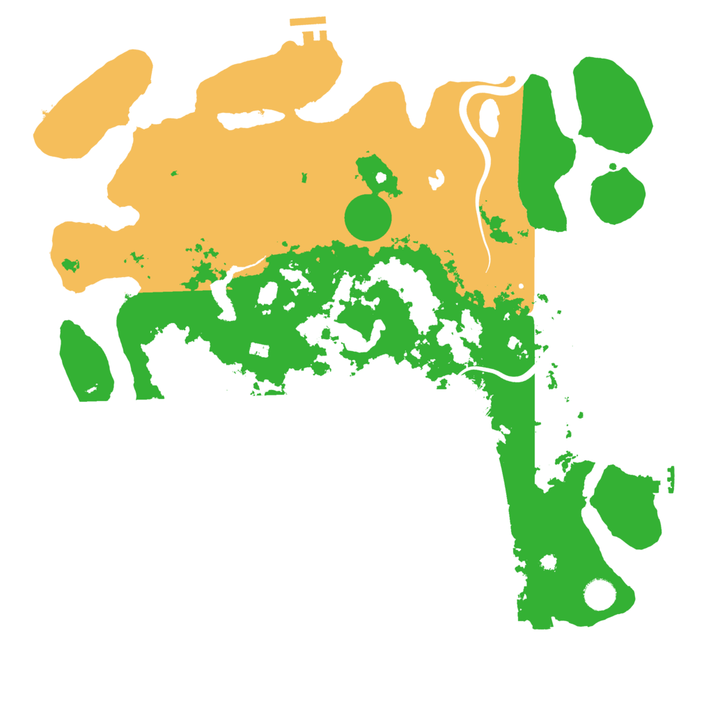 Biome Rust Map: Procedural Map, Size: 4000, Seed: 1870779482