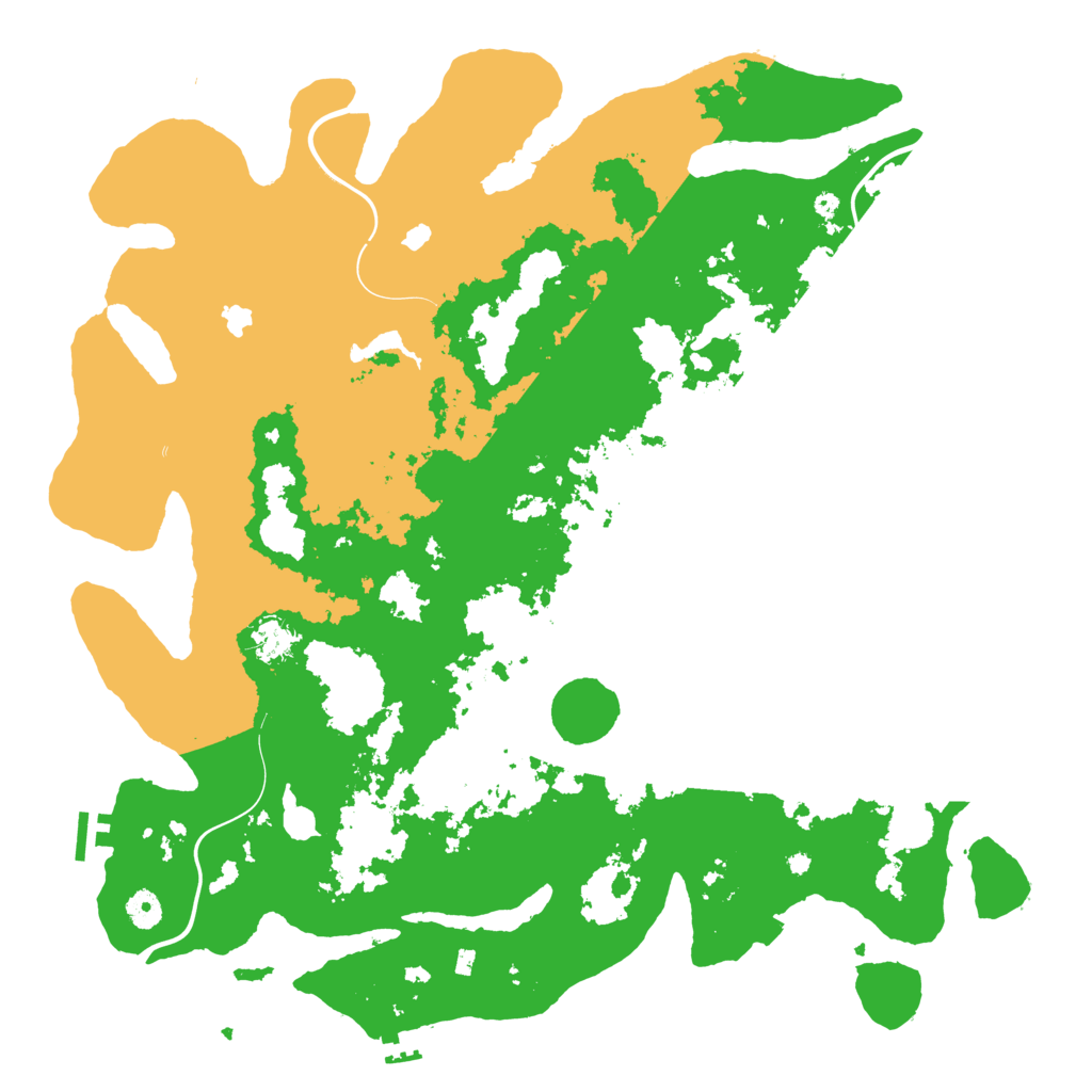 Biome Rust Map: Procedural Map, Size: 4500, Seed: 299051390
