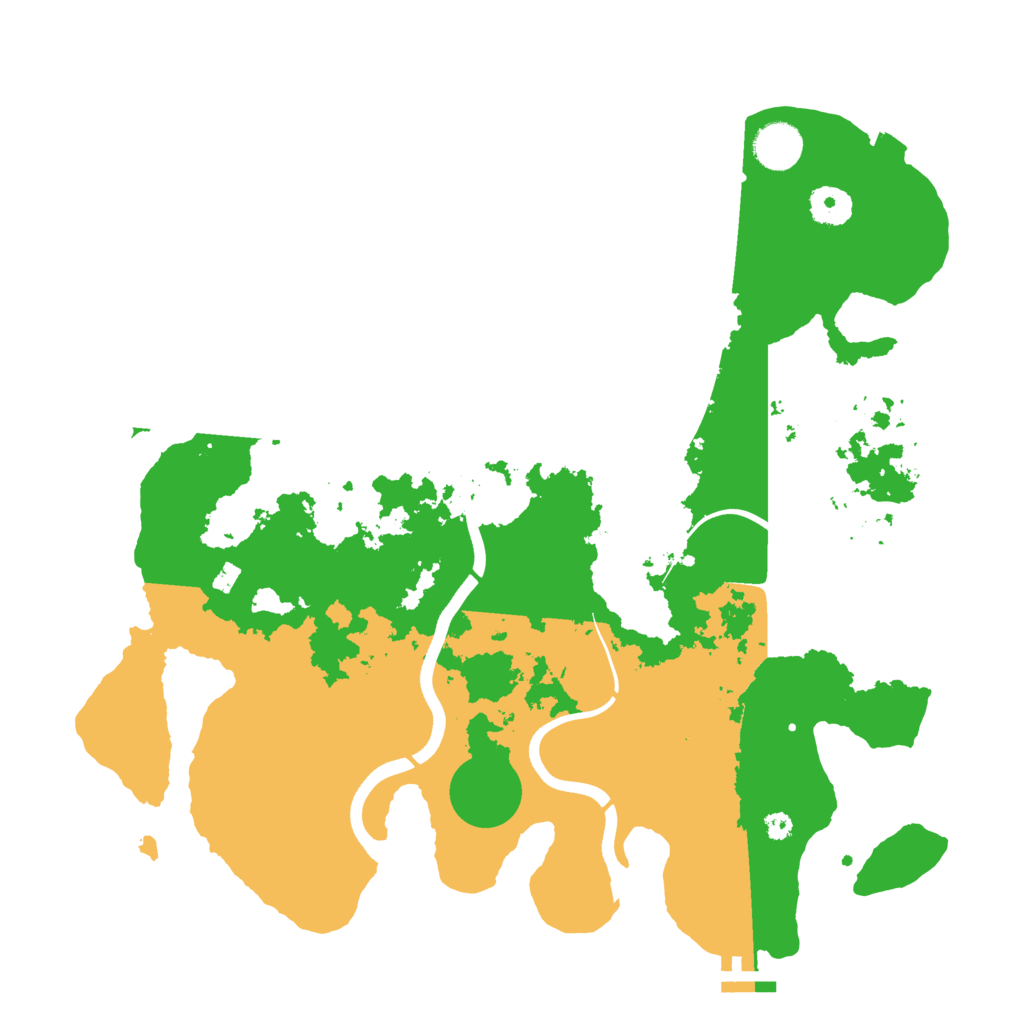 Biome Rust Map: Procedural Map, Size: 3750, Seed: 303011332